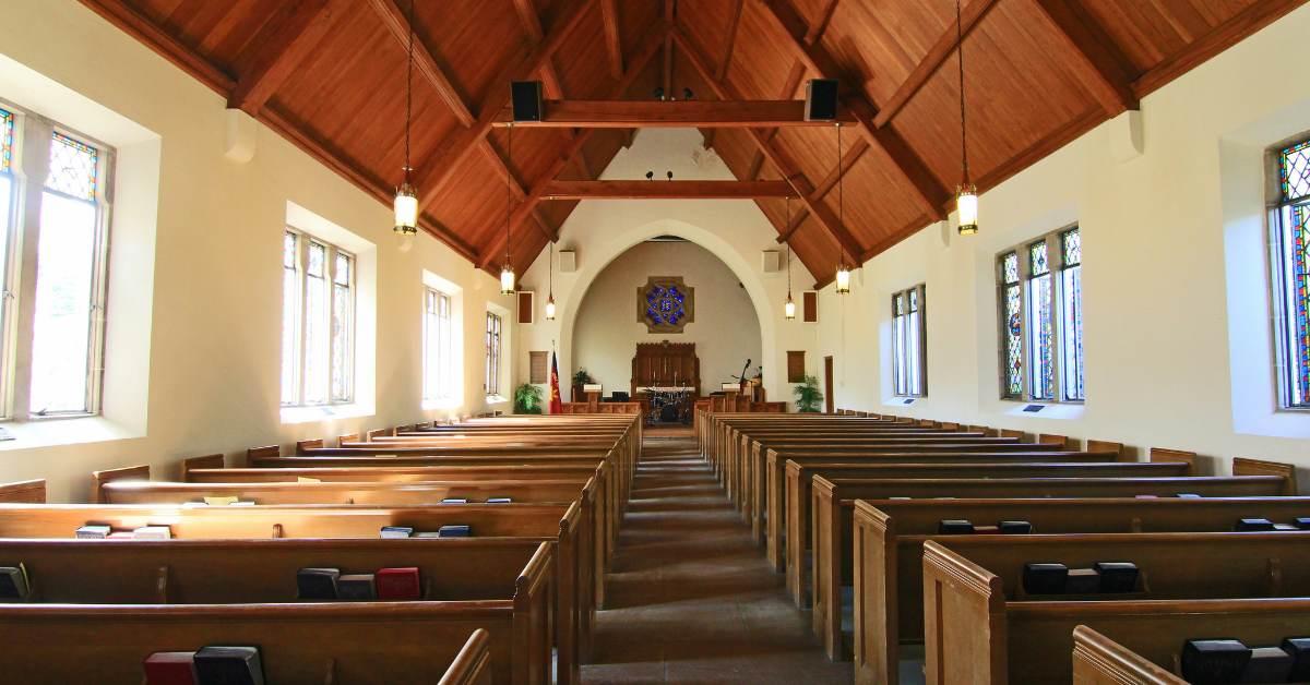 inside of a chapel