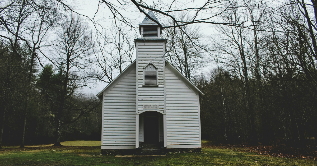 Old white church